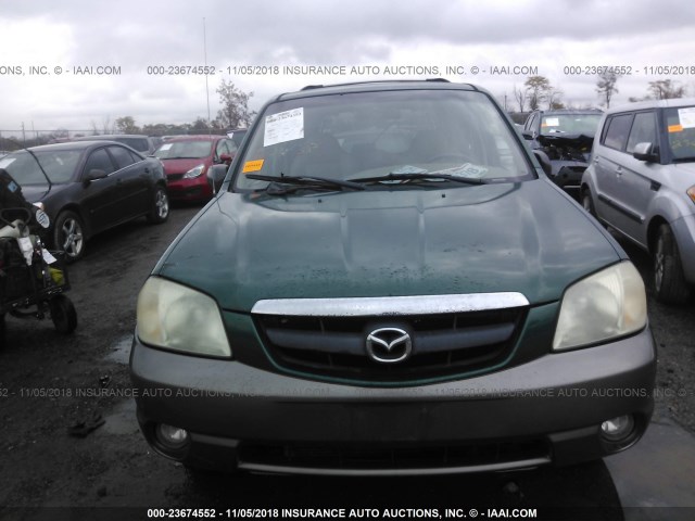 4F2YU08141KM23688 - 2001 MAZDA TRIBUTE LX/ES 绿色 照片 6