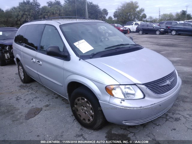 2C4GP44R63R295741 - 2003 CHRYSLER TOWN & COUNTRY LX SILVER photo 1
