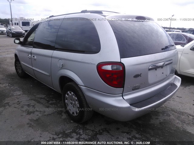 2C4GP44R63R295741 - 2003 CHRYSLER TOWN & COUNTRY LX SILVER photo 3
