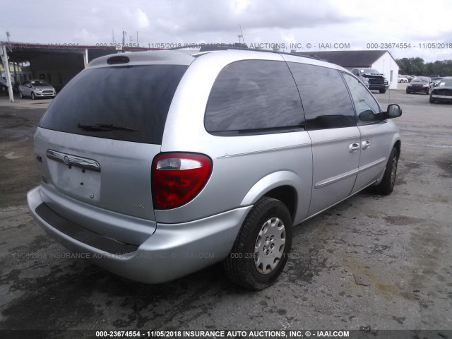 2C4GP44R63R295741 - 2003 CHRYSLER TOWN & COUNTRY LX SILVER photo 4