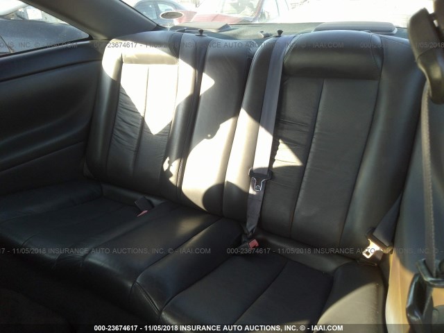 2T1CF28P62C594689 - 2002 TOYOTA CAMRY SOLARA SE/SLE ვერცხლისფერი ფოტო 8