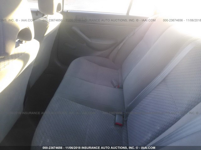 2HGES16365H506654 - 2005 HONDA CIVIC DX VP BLACK photo 8