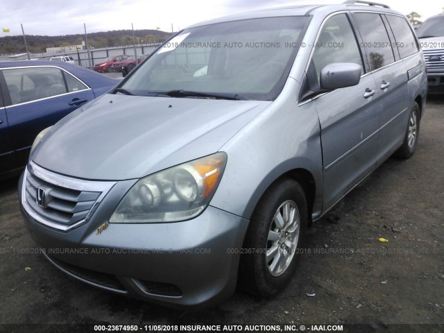 5FNRL38778B067953 - 2008 HONDA ODYSSEY EXL GREEN photo 2