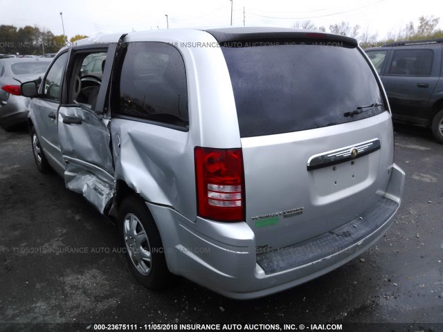 2A8HR44H58R602323 - 2008 CHRYSLER TOWN & COUNTRY LX SILVER photo 3