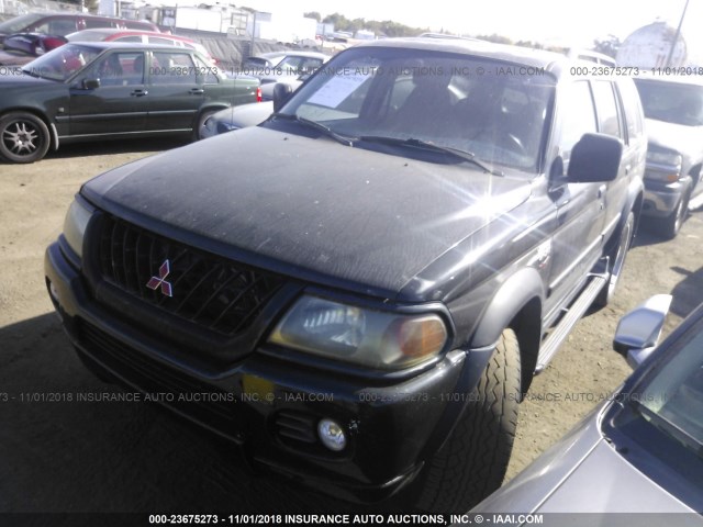 JA4LS31R61P037238 - 2001 MITSUBISHI MONTERO SPORT XS BLACK photo 2