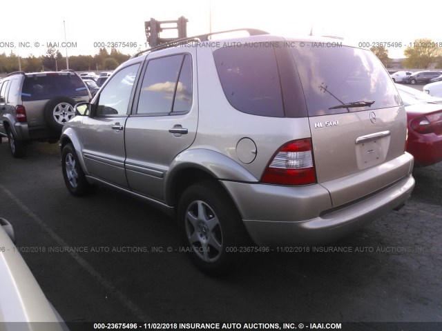 4JGAB75E42A310642 - 2002 MERCEDES-BENZ ML Champagne photo 3