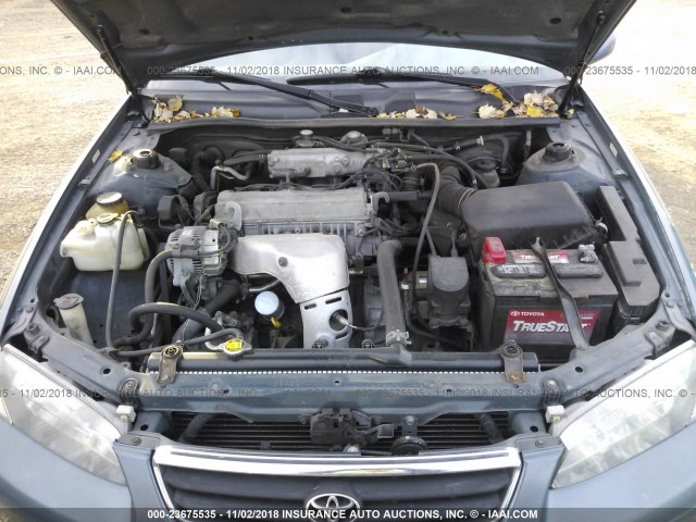 4T1BG22K01U805484 - 2001 TOYOTA CAMRY CE/LE/XLE 青色 照片 10