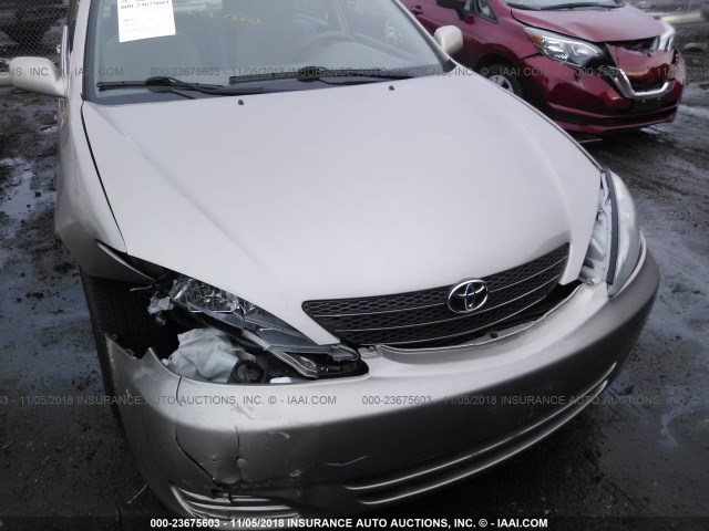 4T1BE32K83U218979 - 2003 TOYOTA CAMRY LE/XLE/SE GOLD photo 6