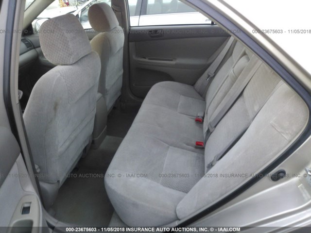 4T1BE32K83U218979 - 2003 TOYOTA CAMRY LE/XLE/SE GOLD photo 8