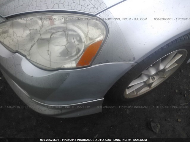 JH4DC53092C005019 - 2002 ACURA RSX TYPE-S SILVER photo 6