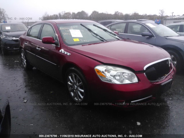 1G4HE57Y97U166318 - 2007 BUICK LUCERNE CXS RED photo 1
