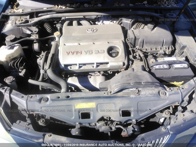 4T1CA38P44U008402 - 2004 TOYOTA CAMRY SOLARA SE/SLE ლურჯი ფოტო 10