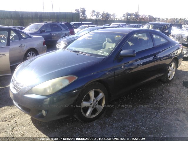 4T1CA38P44U008402 - 2004 TOYOTA CAMRY SOLARA SE/SLE ლურჯი ფოტო 2