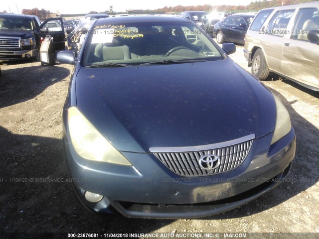 4T1CA38P44U008402 - 2004 TOYOTA CAMRY SOLARA SE/SLE ლურჯი ფოტო 6