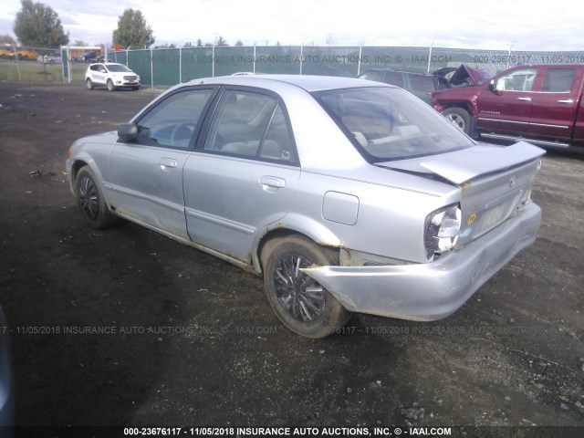 JM1BJ2223Y0270139 - 2000 MAZDA PROTEGE DX/LX SILVER photo 3