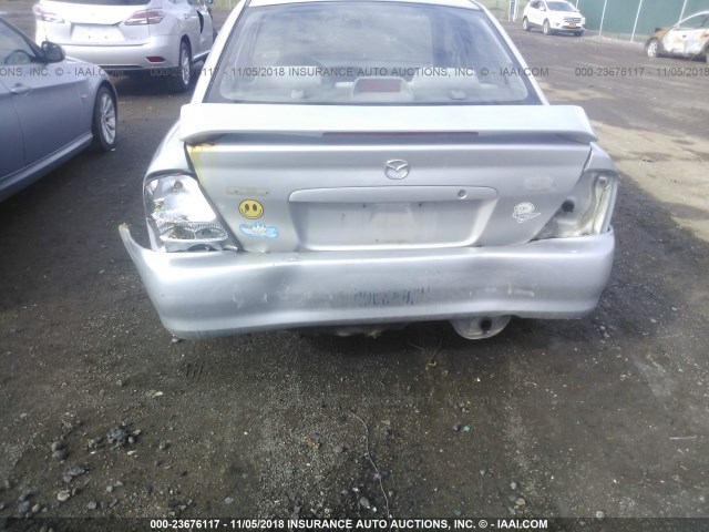 JM1BJ2223Y0270139 - 2000 MAZDA PROTEGE DX/LX SILVER photo 6