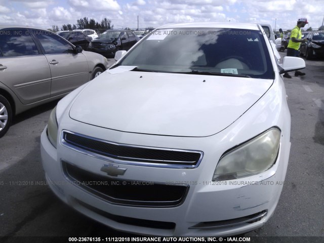 1G1ZH57B88F204535 - 2008 CHEVROLET MALIBU 1LT WHITE photo 6