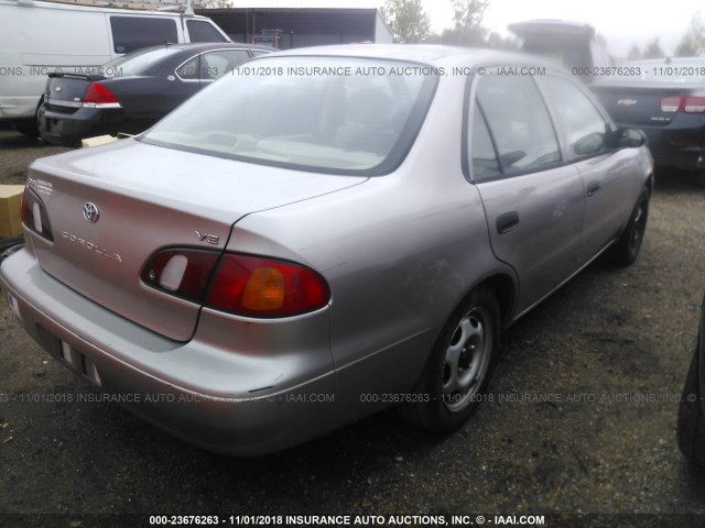 1NXBR12E3XZ149420 - 1999 TOYOTA COROLLA VE/CE/LE 棕色 照片 4