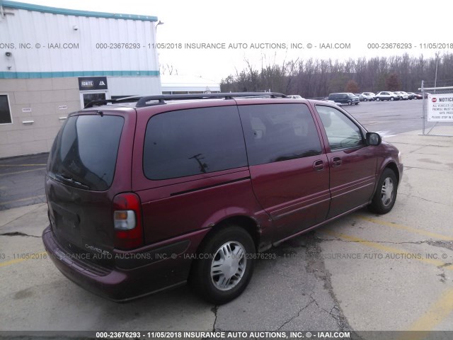 1GNDX13E33D277658 - 2003 CHEVROLET VENTURE LUXURY RED photo 4