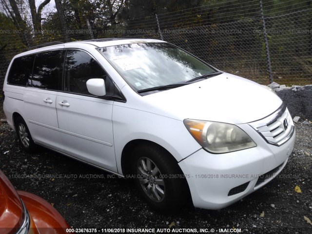 5FNRL38648B404330 - 2008 HONDA ODYSSEY EXL WHITE photo 1