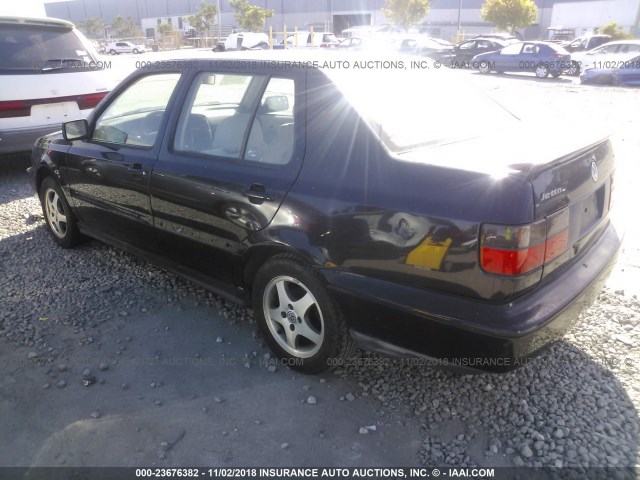 3VWPA81H7WM274541 - 1998 VOLKSWAGEN JETTA WOLFSBURG BLACK photo 3