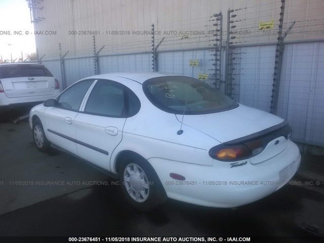 1FALP51UXTG256381 - 1996 FORD TAURUS G WHITE photo 3