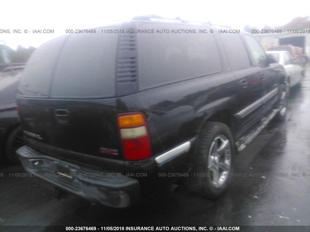 3GKFK16T51G234731 - 2001 GMC YUKON XL K1500 BLACK photo 4