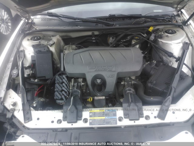 2G2WP552781116541 - 2008 PONTIAC GRAND PRIX ვერცხლისფერი ფოტო 10