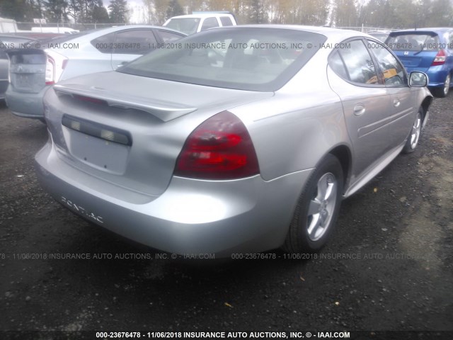 2G2WP552781116541 - 2008 PONTIAC GRAND PRIX ვერცხლისფერი ფოტო 4