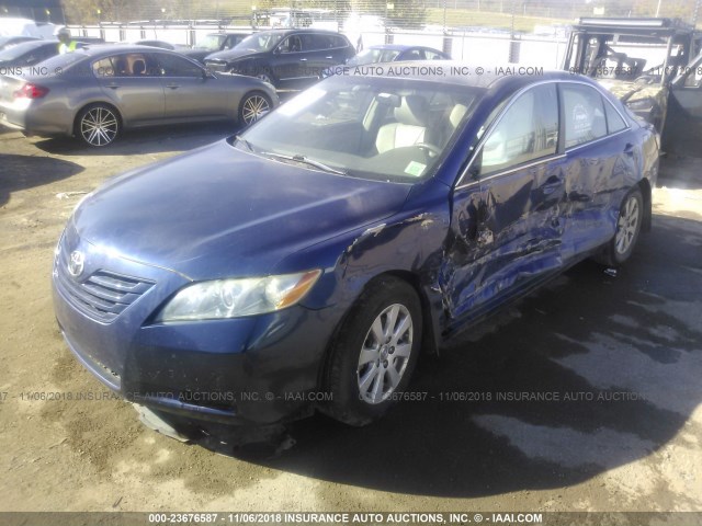 JTNBB46K673025962 - 2007 TOYOTA CAMRY NEW GENERAT HYBRID BLUE photo 2