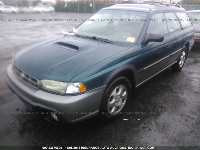 4S3BG6854X7656324 - 1999 SUBARU LEGACY OUTBACK/SSV/LIMITED/30TH GREEN photo 2