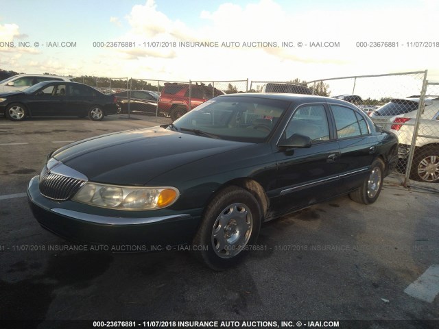 1LNFM97VXWY654109 - 1998 LINCOLN CONTINENTAL  绿色 照片 2