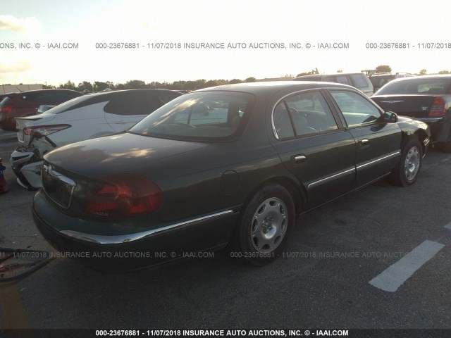 1LNFM97VXWY654109 - 1998 LINCOLN CONTINENTAL  绿色 照片 4