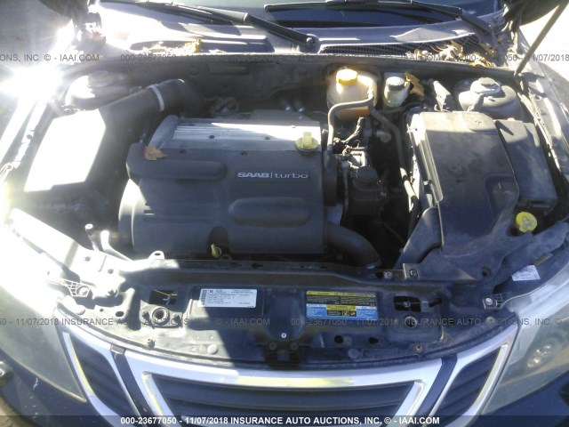 YS3FB46Y291013809 - 2009 SAAB 9-3 2.0T BLACK photo 10