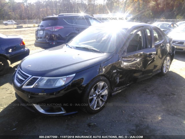 YS3FB46Y291013809 - 2009 SAAB 9-3 2.0T BLACK photo 2