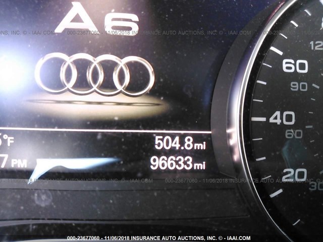WAUHGAFC7DN074088 - 2013 AUDI A6 PRESTIGE ნაცრისფერი ფოტო 7