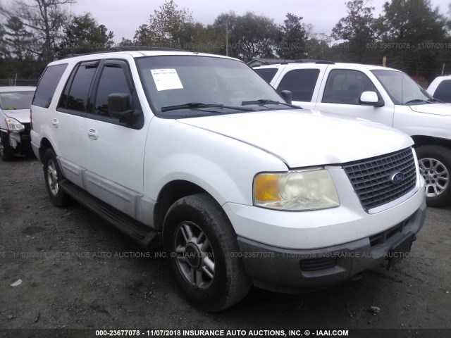 1FMPU16L33LB18536 - 2003 FORD EXPEDITION XLT WHITE photo 1