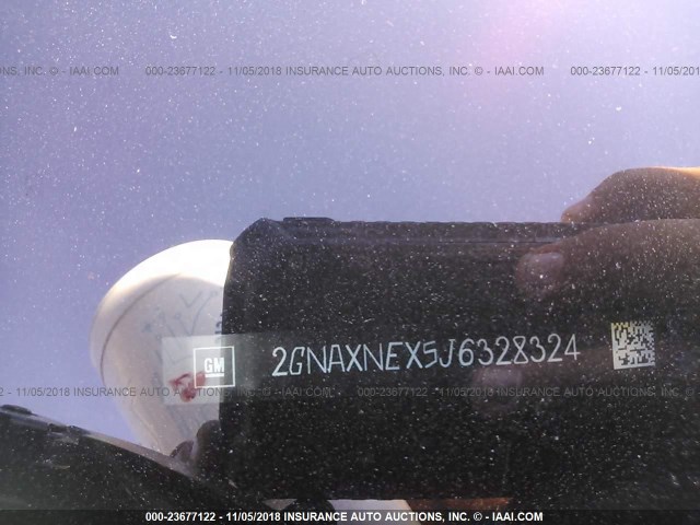 2GNAXNEX5J6328324 - 2018 CHEVROLET EQUINOX PREMIER BLACK photo 9
