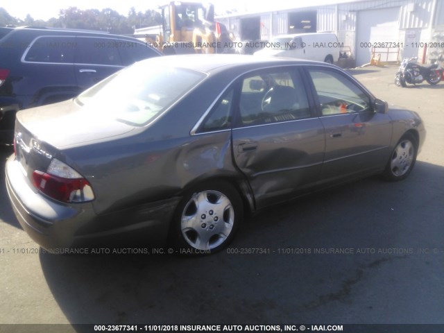 4T1BF28B24U366044 - 2004 TOYOTA AVALON XL/XLS GRAY photo 4