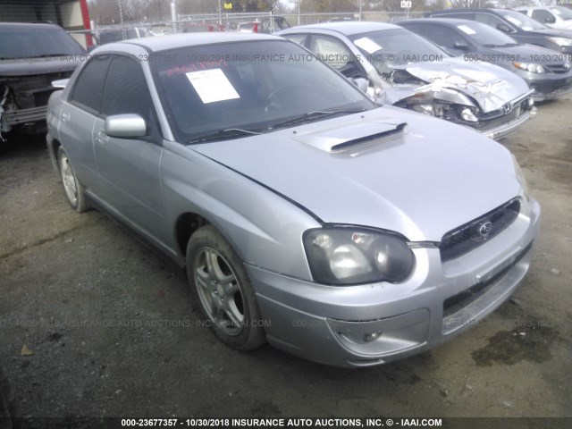 JF1GD29654H508354 - 2004 SUBARU IMPREZA WRX SILVER photo 6