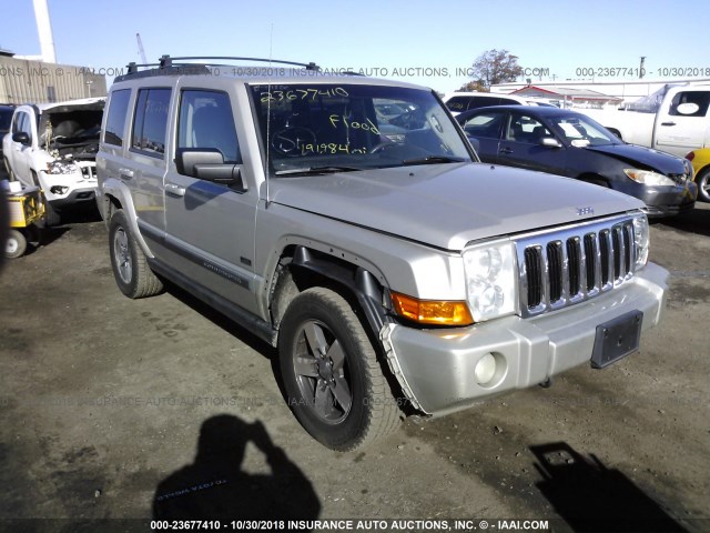 1J8HG48K78C161556 - 2008 JEEP COMMANDER SPORT ნაცრისფერი ფოტო 1