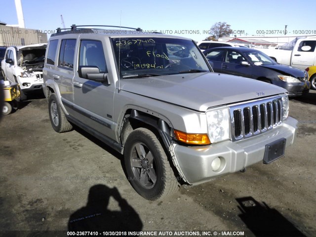 1J8HG48K78C161556 - 2008 JEEP COMMANDER SPORT GRAY photo 1