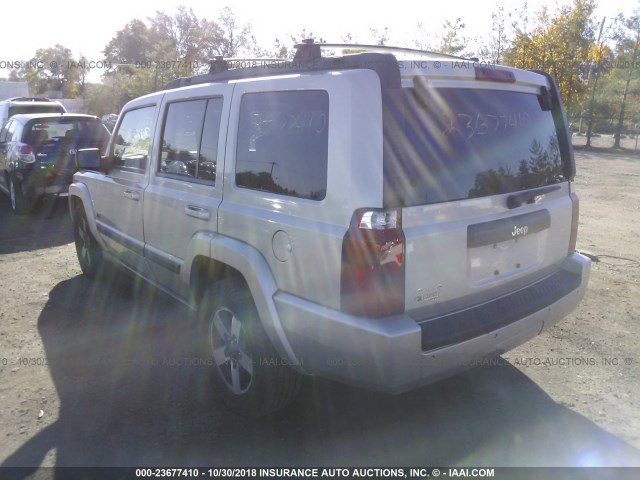 1J8HG48K78C161556 - 2008 JEEP COMMANDER SPORT GRAY photo 3