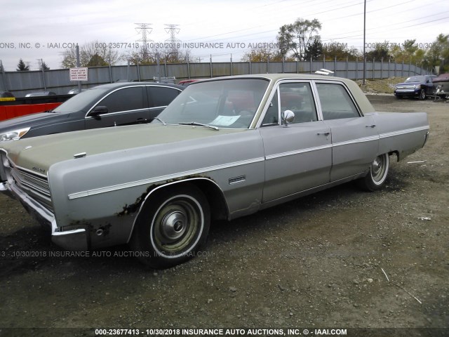 PM41F8D168455 - 1968 PLYMOUTH FURY GREEN photo 2