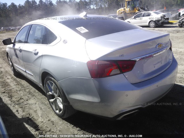 2G1125S35J9147658 - 2018 CHEVROLET IMPALA PREMIER ვერცხლისფერი ფოტო 3