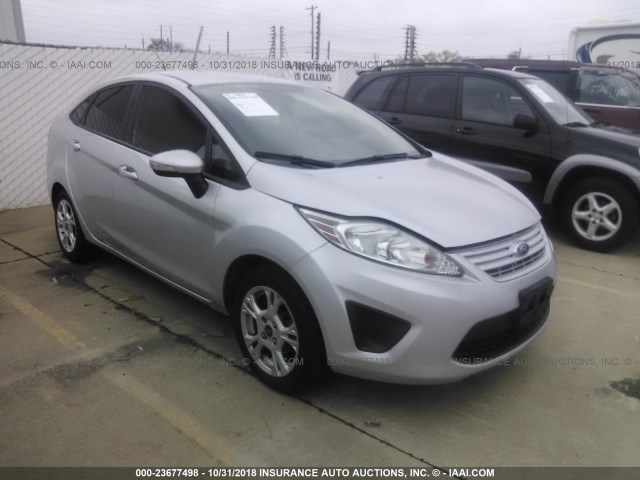 3FADP4BJ4EM148480 - 2014 FORD FIESTA SE SILVER photo 1