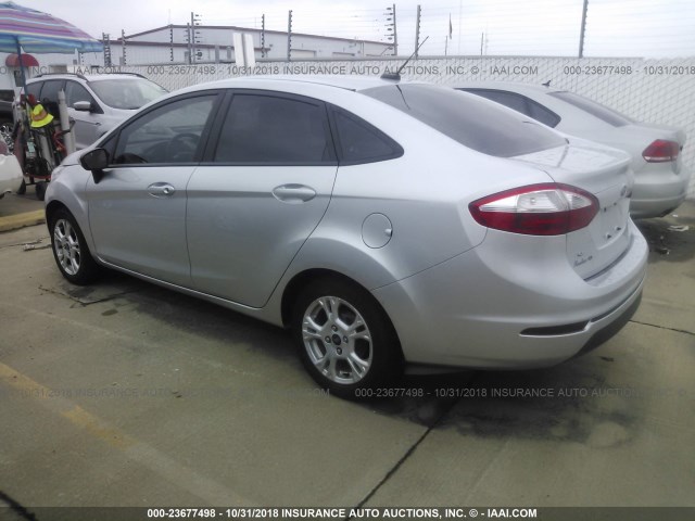 3FADP4BJ4EM148480 - 2014 FORD FIESTA SE SILVER photo 3