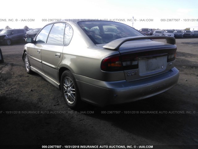 4S3BE656517204974 - 2001 SUBARU LEGACY GT LIMITED BEIGE photo 3