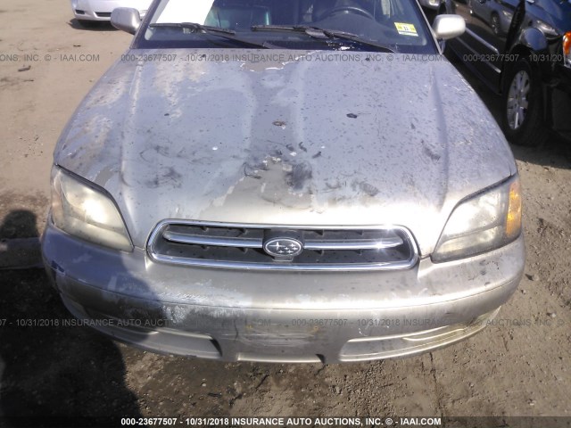 4S3BE656517204974 - 2001 SUBARU LEGACY GT LIMITED BEIGE photo 6