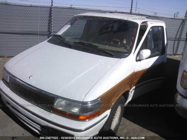 1C4GH54RXNX284720 - 1992 CHRYSLER TOWN & COUNTRY  WHITE photo 2